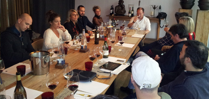 Tasting of wines by Luis Alegre