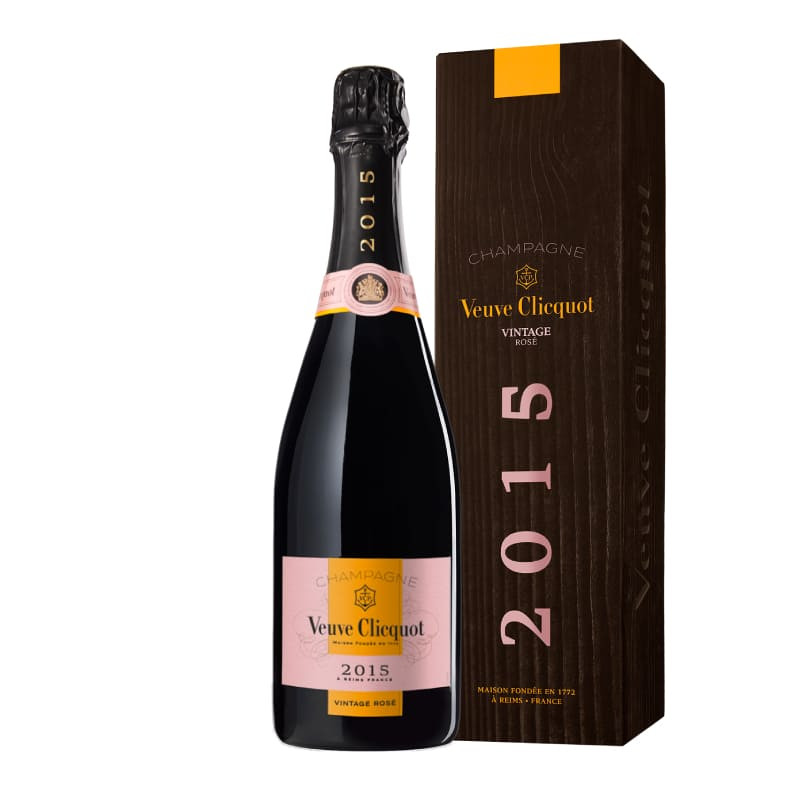 Box 1 bottle Veuve Clicquot Vintage Brut Rosé 2015 Gift | Decántalo