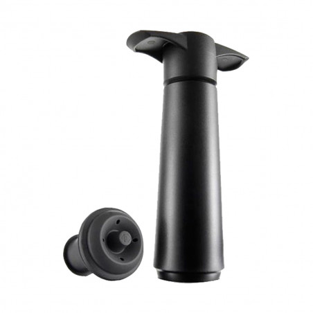 Vacu Vin black wine saver with 1 stopper