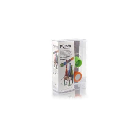 Taps de silicona per a vi Pulltex (2 unitats)