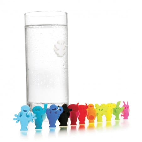 Identificadores de copas Party People Vacu Vin