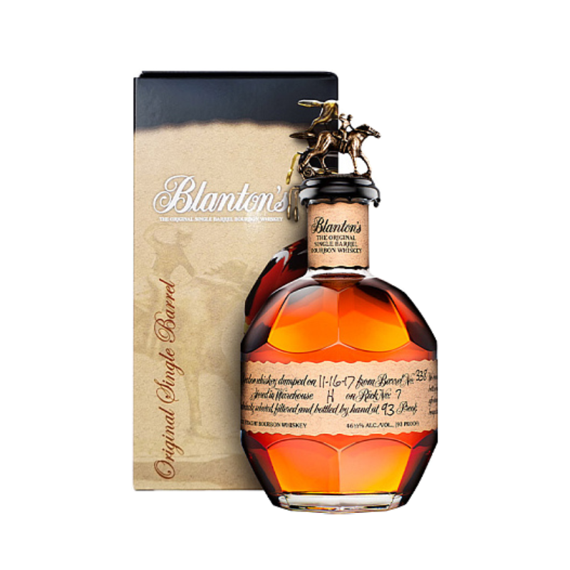 Buffalo Trace Whiskey Blanton's Original Single Barrel Bourbon Whiskey 70 Cl. Talla 48 Estados…