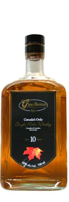 Glen Breton Rare 10 Años Single Malt Whisky
