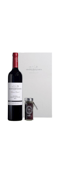 Estuche 1 botella Abadía Retuerta Selección Especial+sal de vino