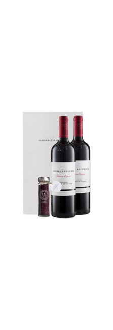Box 2 bottles Abadía Retuerta Selección Especial+wine salt