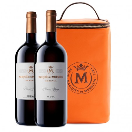 2 bottles Marqués de Murriera Reserva in a gift bag