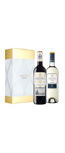 Estuche 2 botellas Marqués de Riscal Reserva + Verdejo