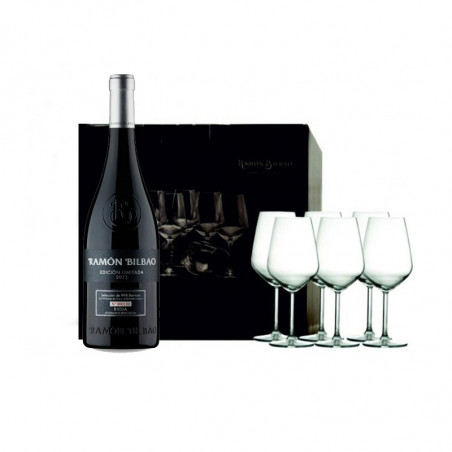 Box 6 Bottles Ramón Bilbao Edición Limitada + 6 glasses
