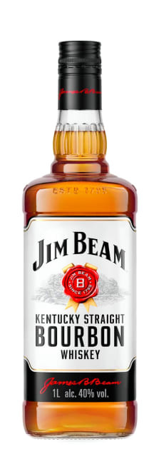 Jim Beam White Kentucky Straight Bourbon Whiskey 1 Litro | Decantalo Vinos (1x75cl)