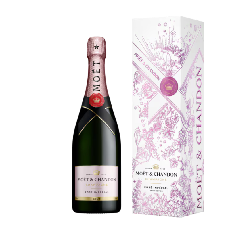 Estuche 1 Botella Moët & Chandon Imperial Brut Rosé