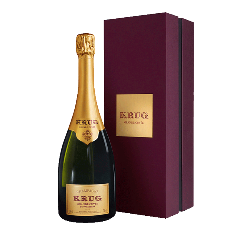 Estuche 1 Botella Krug Grande Cuvée Edition 173th
