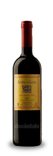 Remirez de Ganuza Gran Reserva 2004 | Decantalo Vinos (1x75cl)