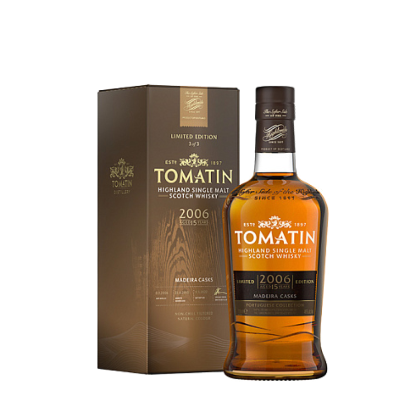 Tomatin Distillery Tomatin 2006 Madeira Cask Colección Portuguesa Y.o. 70 Cl. Talla 15 Escocia