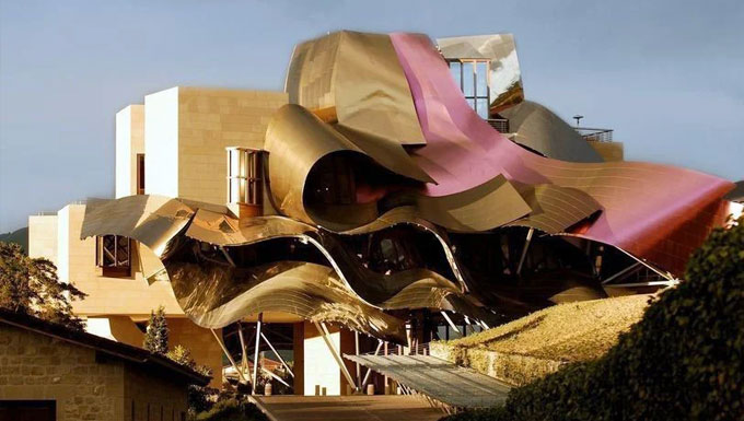 Marques de Riscal winery exterior detail