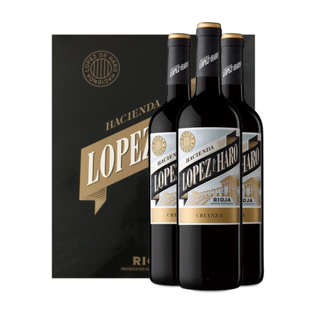 Box 3 Bottles Hacienda López de Haro Crianza Box 3 Bottles Hacienda López de Haro Crianza