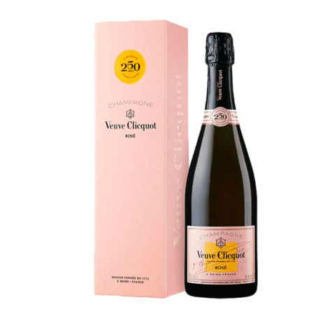 Veuve Clicquot Brut Rosé in a case