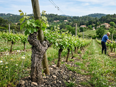 Spring: the awakening of the vineyard