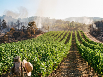 Vineyards that extinguish fires