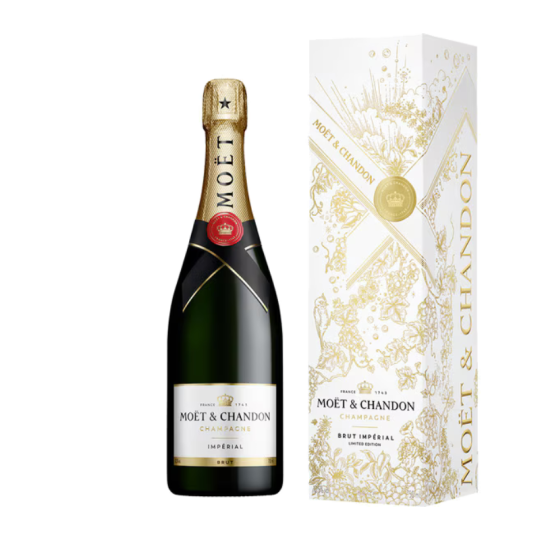 Box 1 bottle Moët & Chandon Imperial Brut Rosé Gift | Decántalo