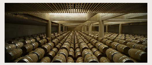Bodega y barricas Pago de Carraovejas